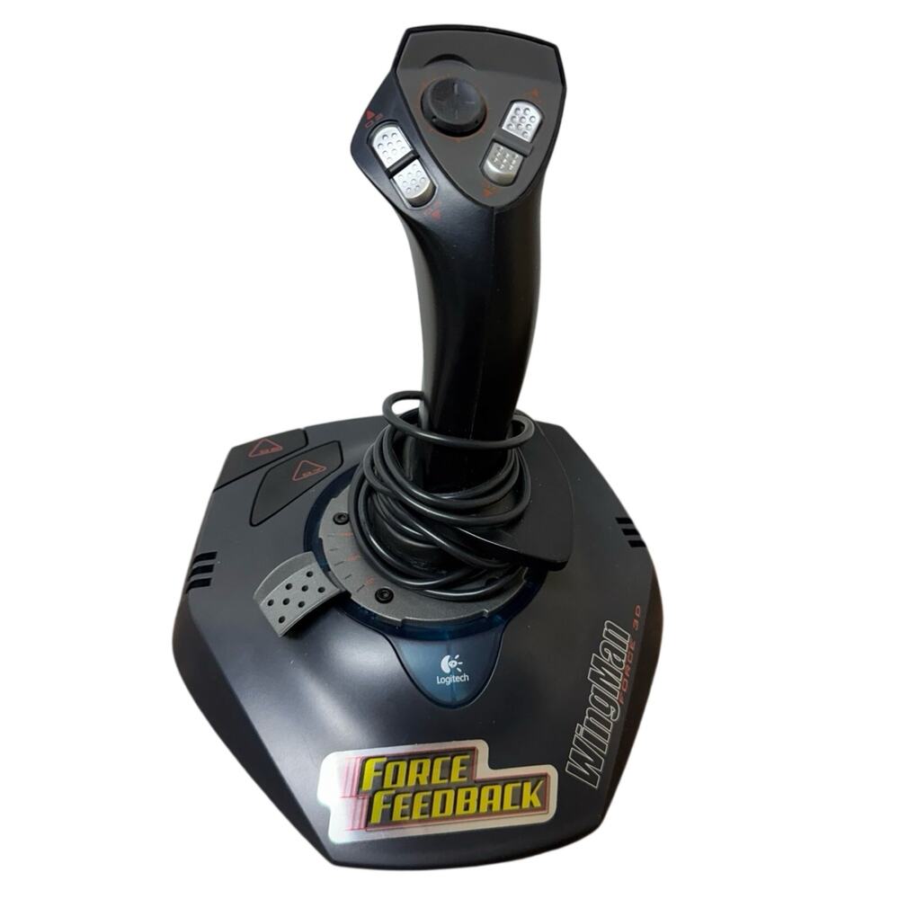 Logitech WingMan Force 3D Force Feedback USB Joystick J-UC10